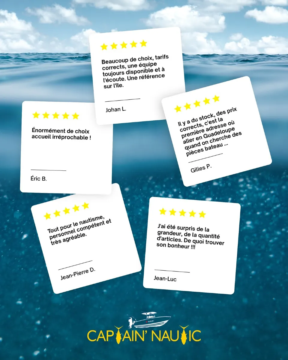 Captain Nautic : les avis clients mis en scène sous l'eau
