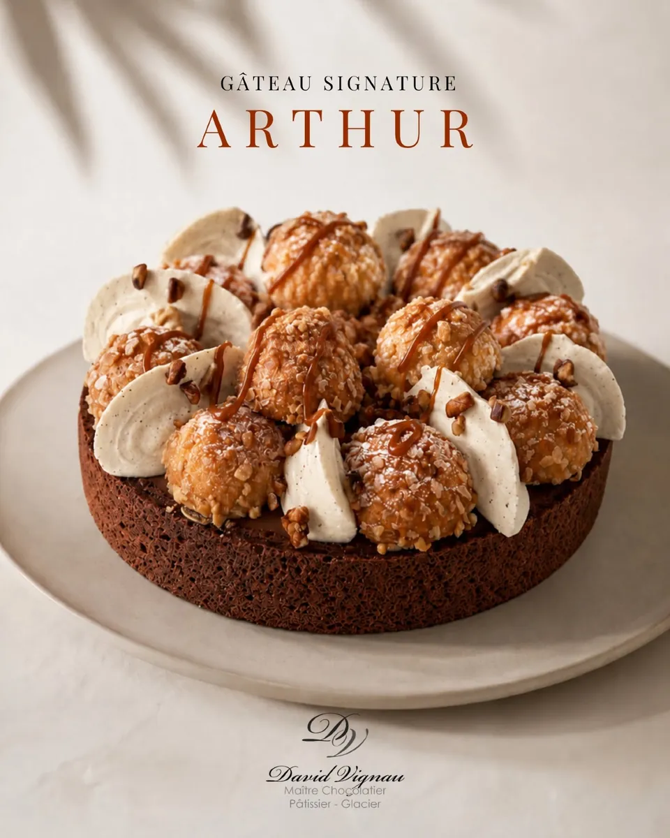 David Vignau, gâteau signature Arthur