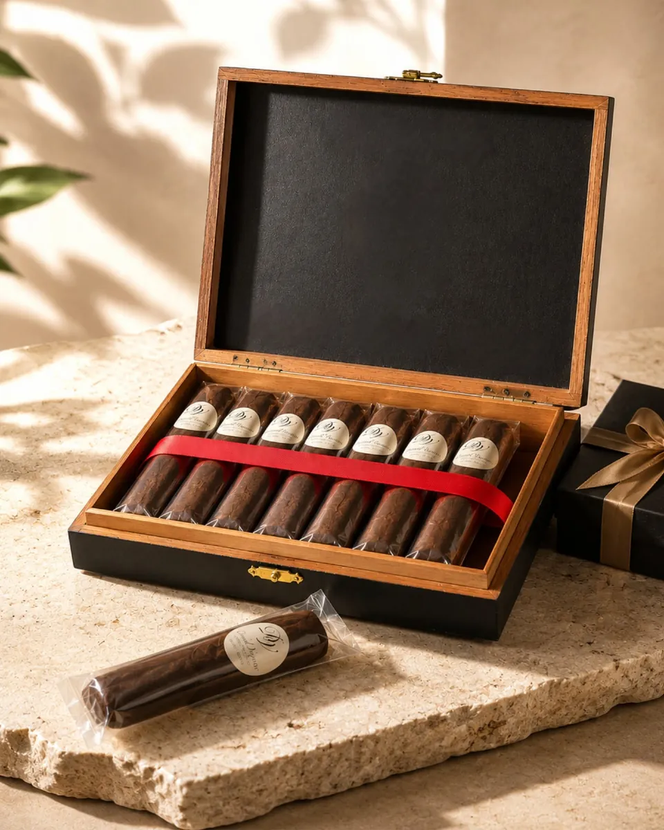 David Vignau, coffret de cigares en chocolat