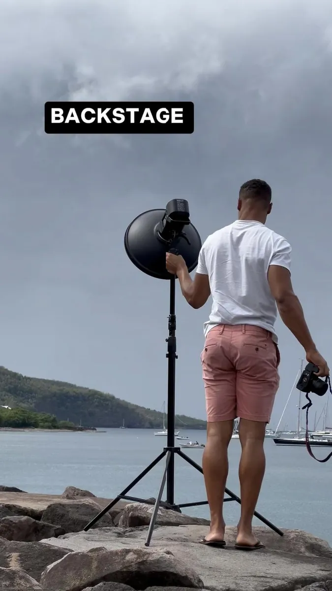 Backstage d'un shooting de l'extrême