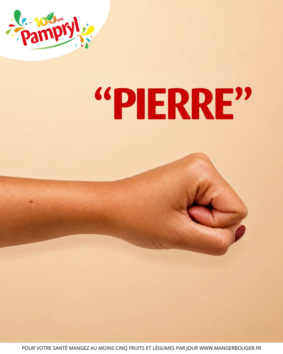Pampryl 100 ans, carrousel 1/3 : « Pierre »